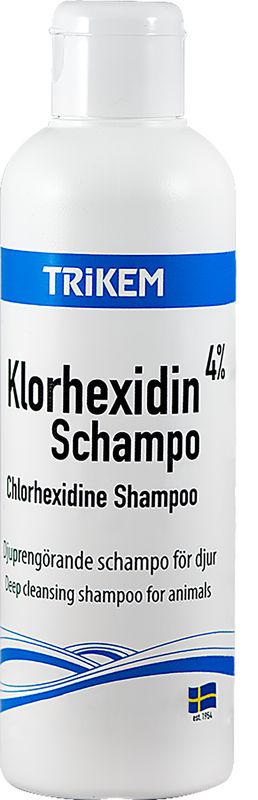 Trikem klorhexidinschampo 4 % – 200 ml