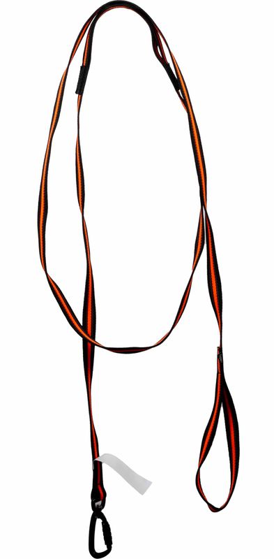Alac promenadkoppel antiglid 20 mm × 250 cm – orange