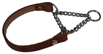 Alac halvstryp läder 18 mm × 55 cm – mörkbrun