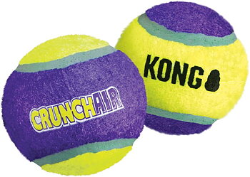 Kong CrunchAir Tennisboll M 6 cm – 3-pack