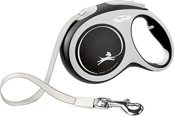 Flexi New Comfort L 5 m band – svart, upp till 60 kg