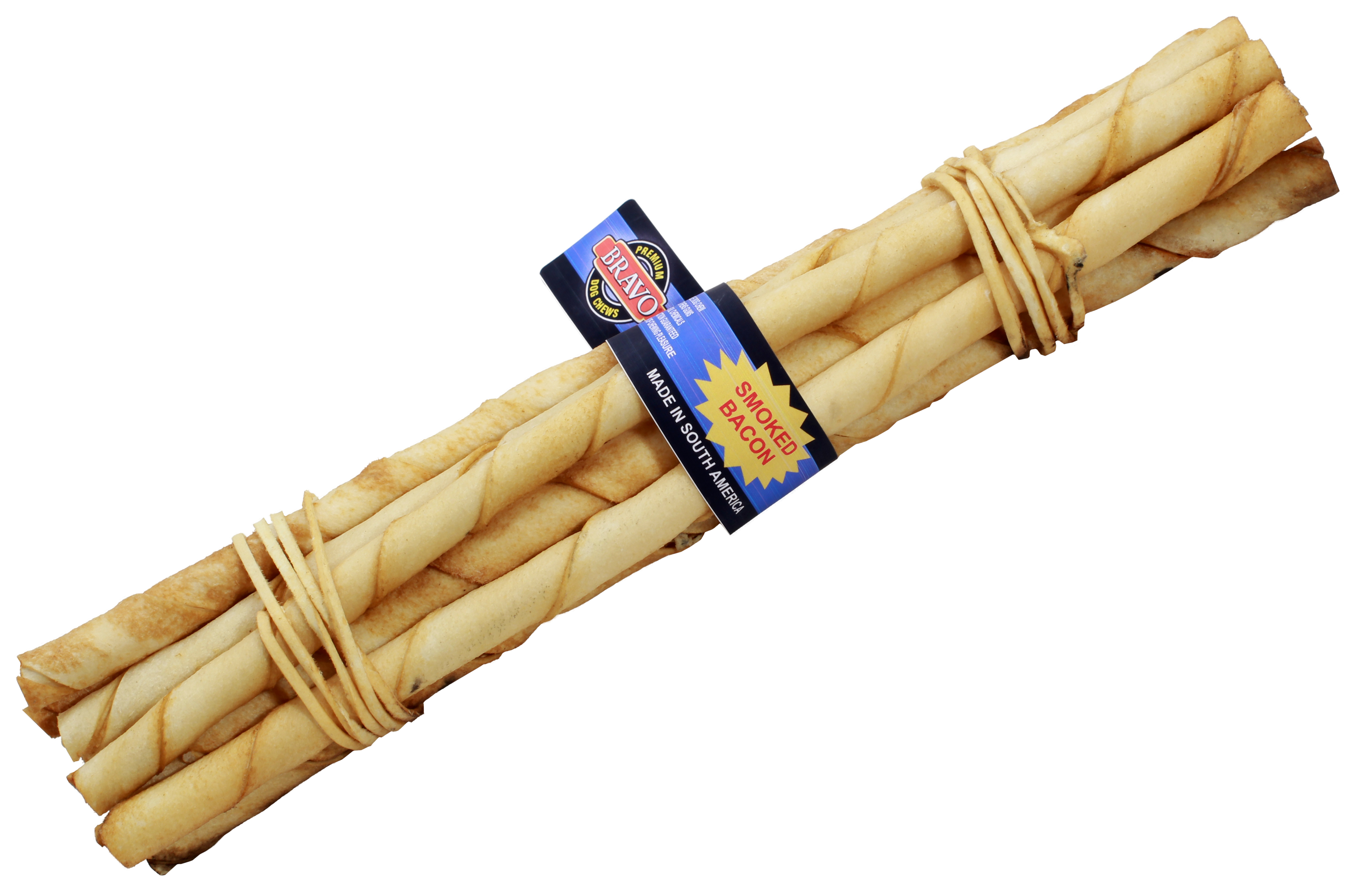 Bravo Vridet tuggben Baconsmak 25 cm 10-pack