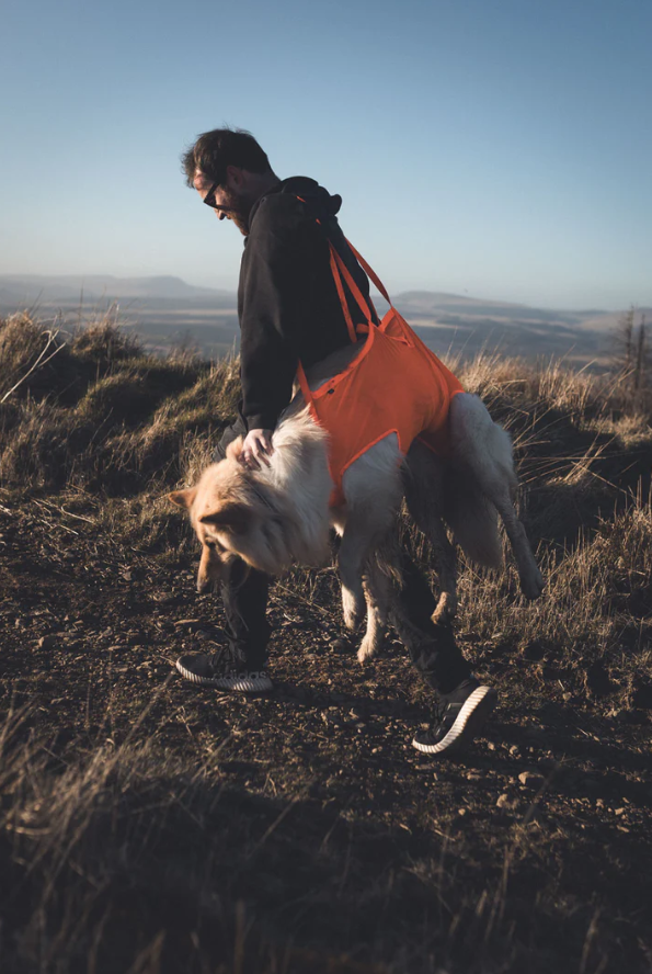 Non-stop Dog Rescue Sling ORANGE  S,M,L - 2