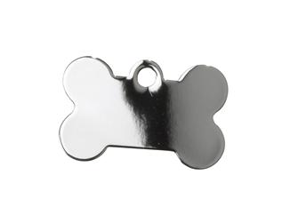 ID-Bricka: Litet Ben, krom (silver)