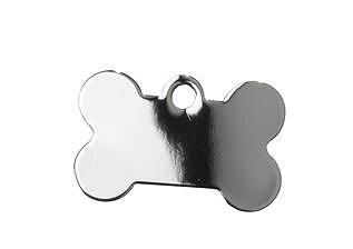 ID-Bricka: Litet Ben, krom (silver)