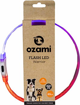 Ozami Flash LED-halsband Warrior, multicolor