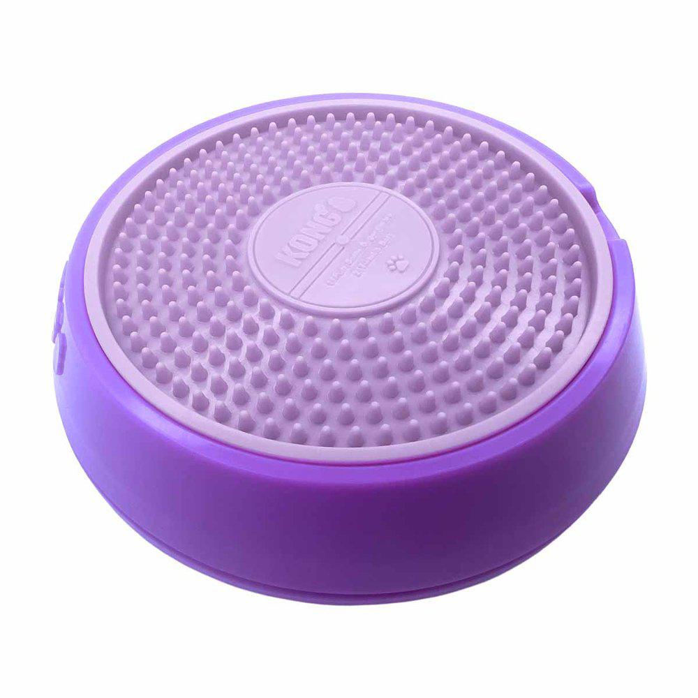 Kong Licks Spinz S 15x15x4cm - Snurrande slickmatta - 2