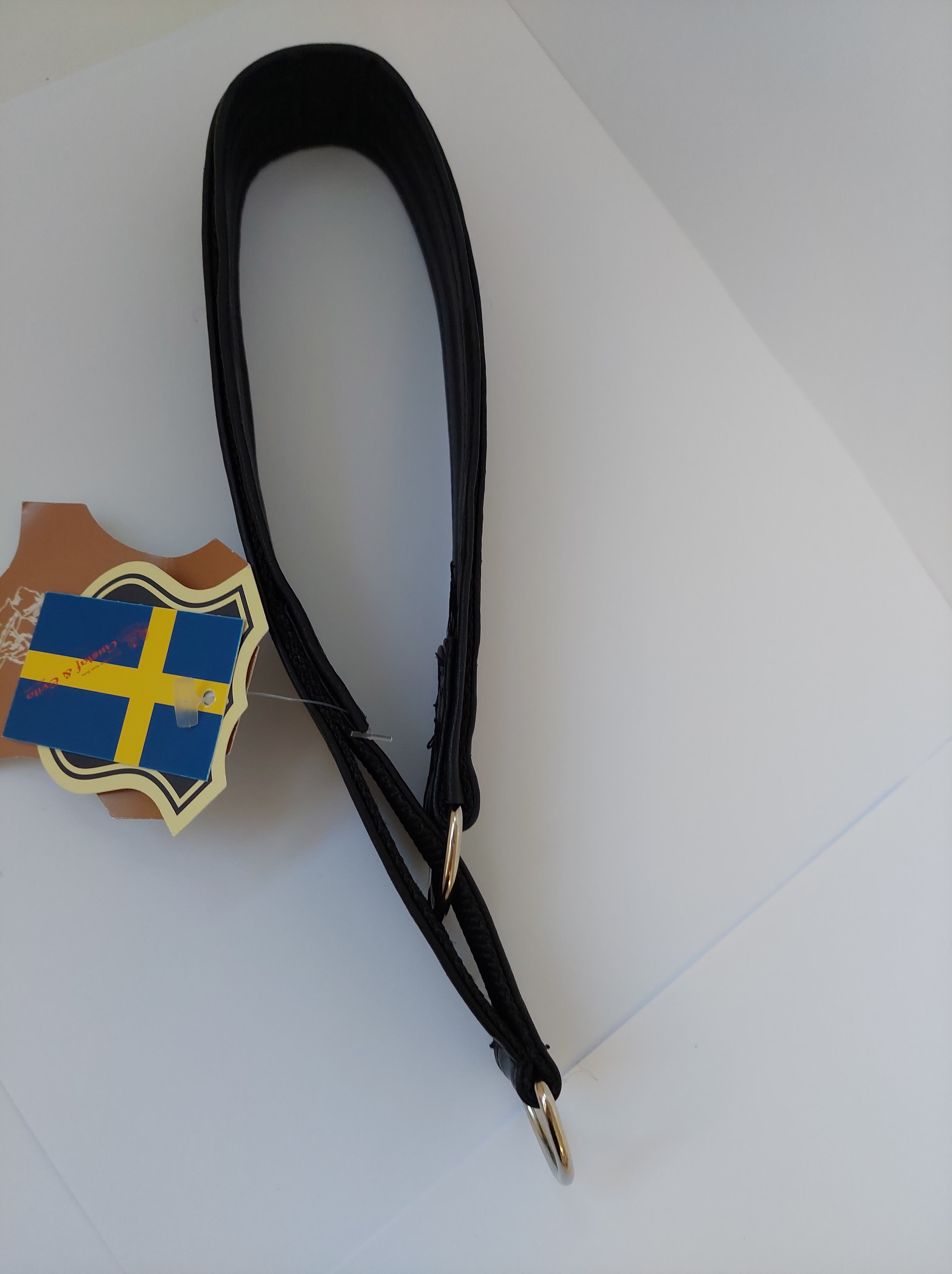 G&E Halvstryp i Skinn - Svart - 2