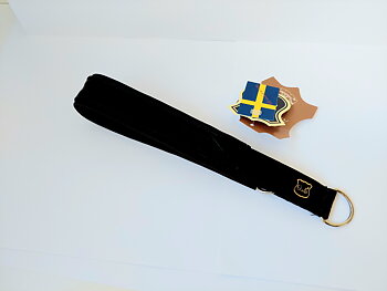 G&E Halvstryp i Skinn - Svart