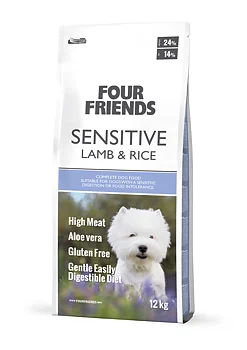 Four Friends Dog Sensitive Lamb & Rice 12 kg