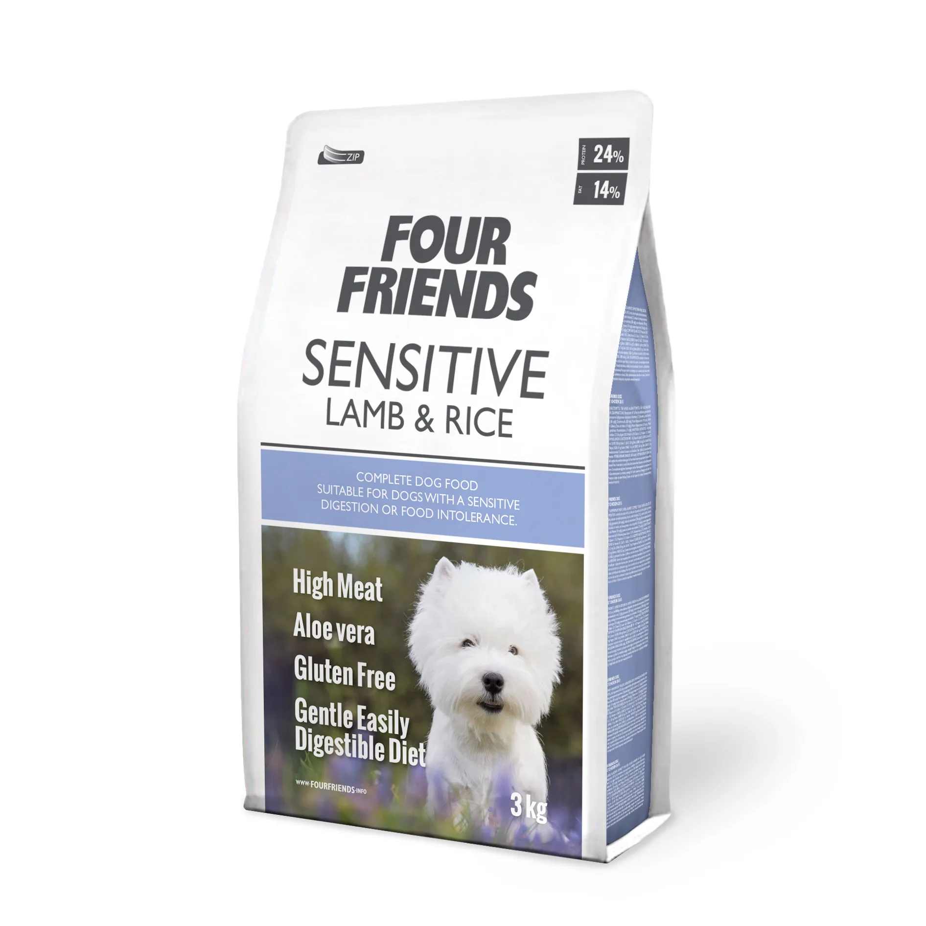 Four Friends Dog Sensitive Lamb & Rice 3 kg