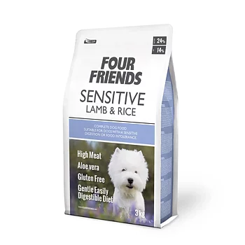 Four Friends Dog Sensitive Lamb & Rice 3 kg
