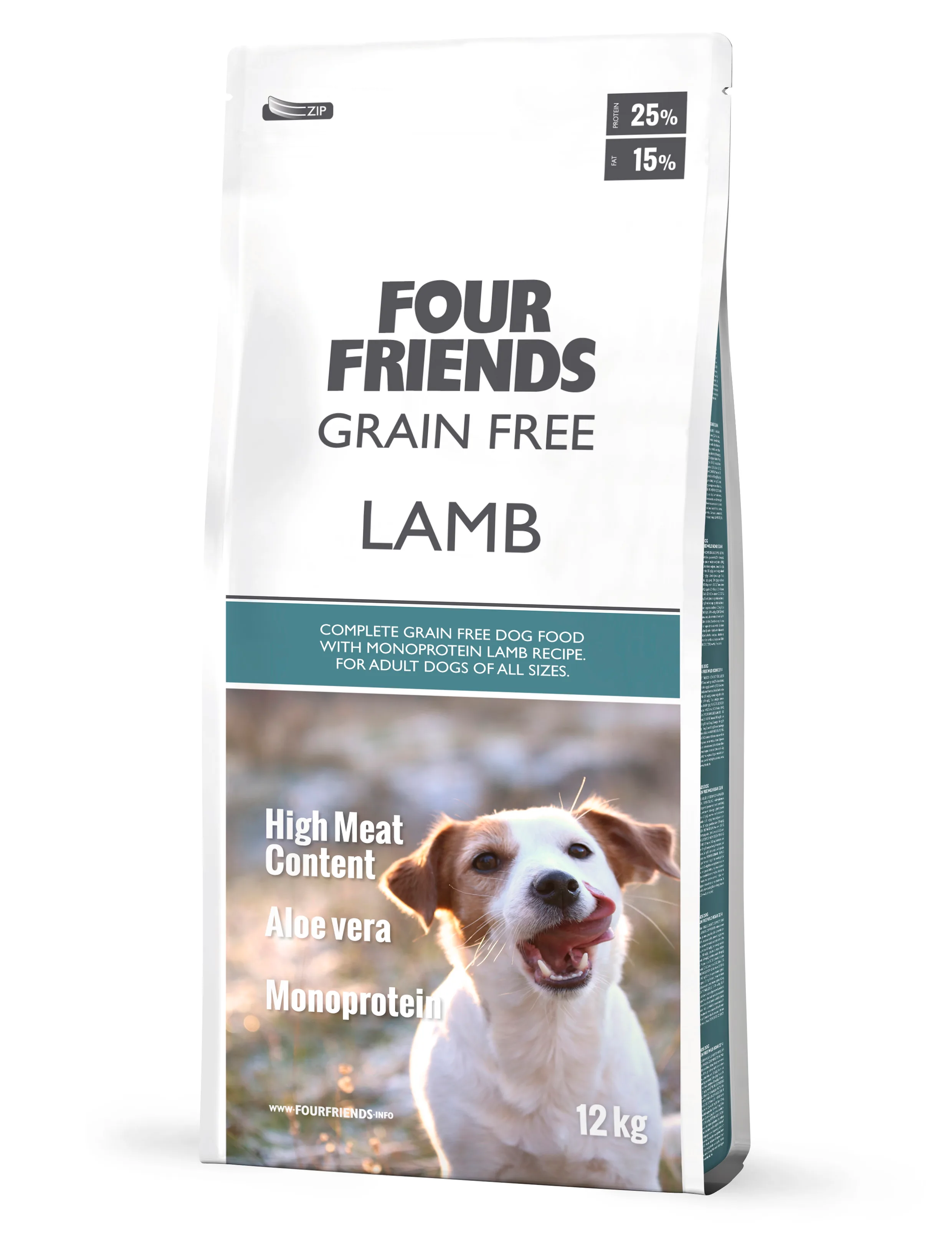 Four Friends Dog GF Lamb 12 kg