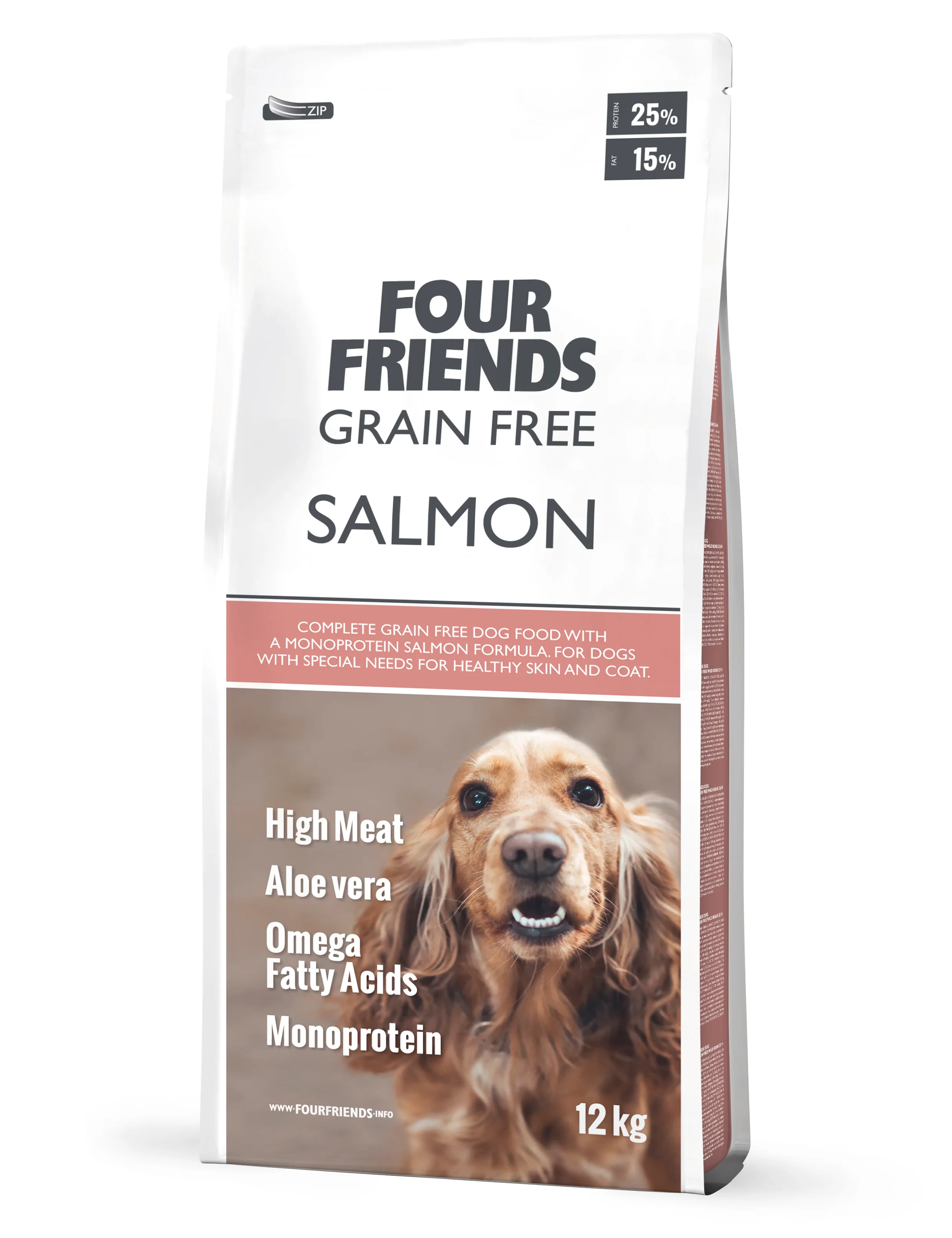 Four Friends Dog GF Salmon 12 kg