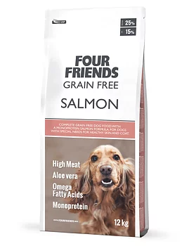 Four Friends Dog GF Salmon 12 kg