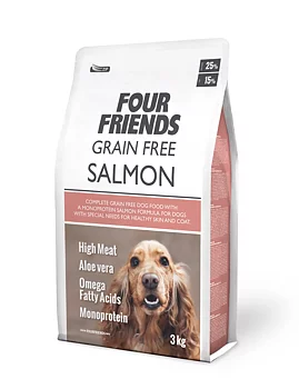 Four Friends Dog GF Salmon 3 kg
