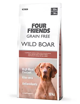 Four Friends Dog GF Wild Boar 12 kg