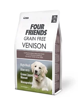 Four Friends Dog GF Venison 3 kg