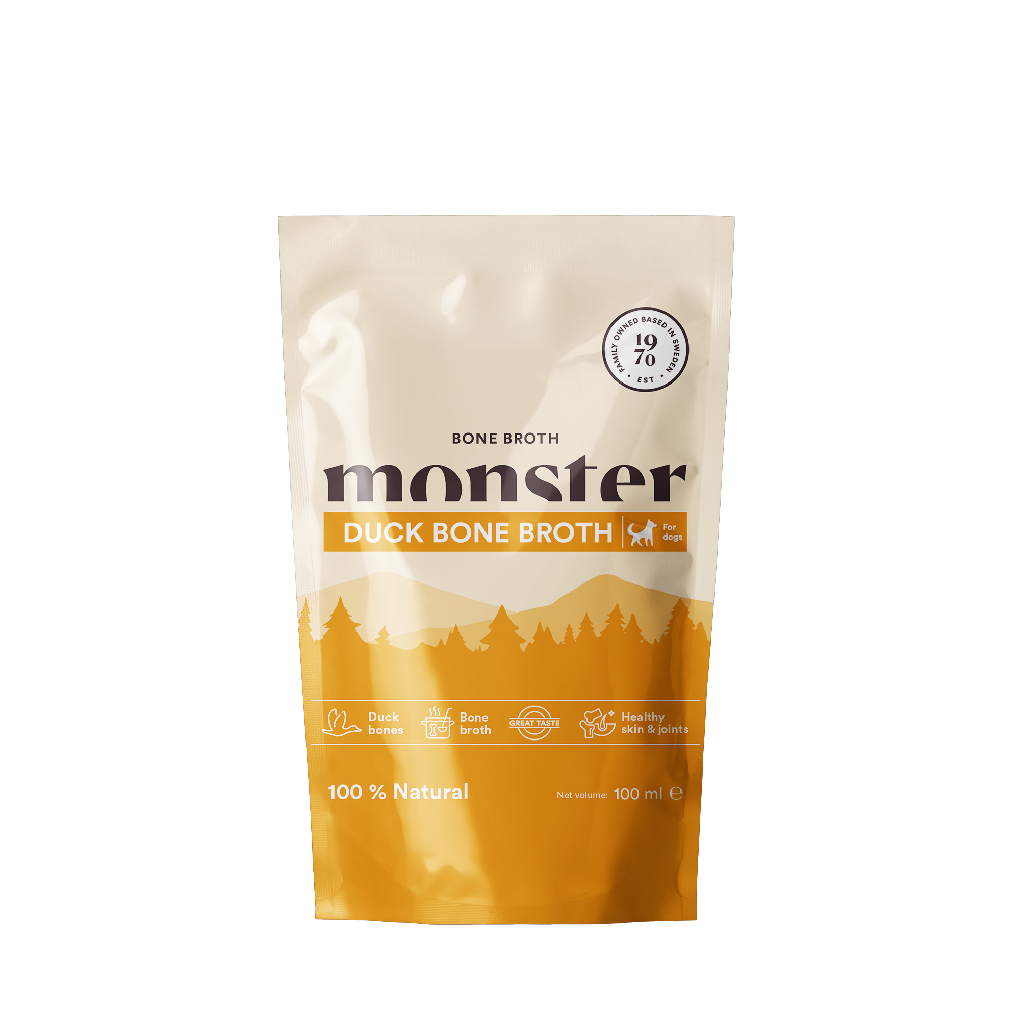 Monster Dog Bone Broth Duck 100 ml - Benbuljong 