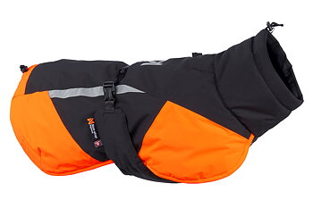 Non-stop dogwear Glacier jacket 3.0, svart/orange - vintertäcke