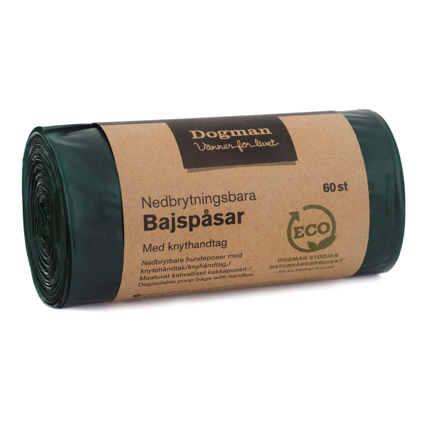 Dogman Bajspåsar Nedbrytningsbara 60p - 2