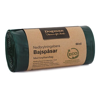 Dogman Bajspåsar Nedbrytningsbara 60p