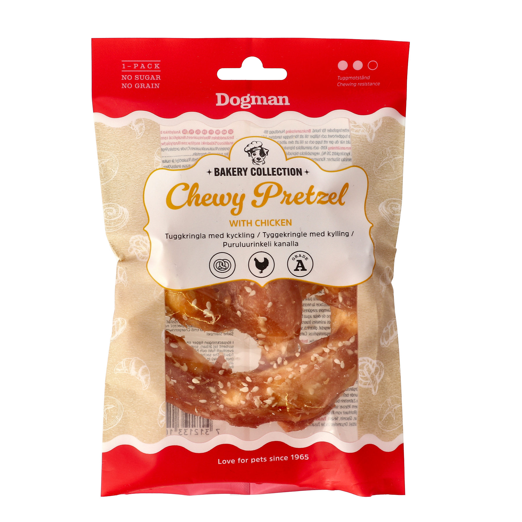 Dogman Bakery tuggkringla med kyckling