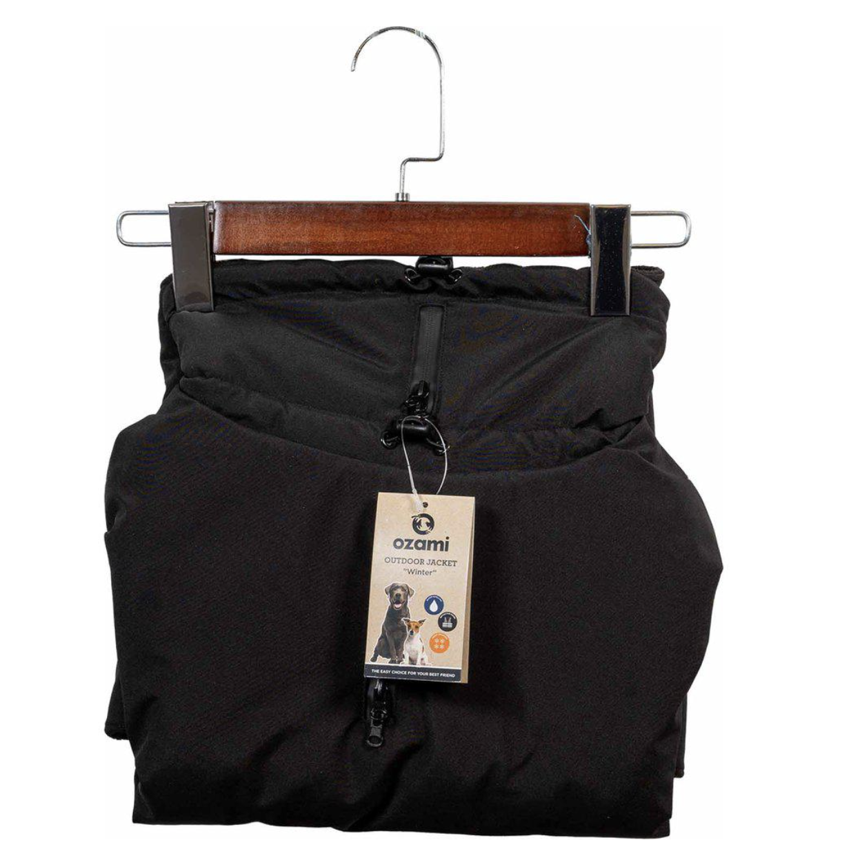 Ozami Outdoor Jacket  - hundtäcke svart st 40 - 65 - 3