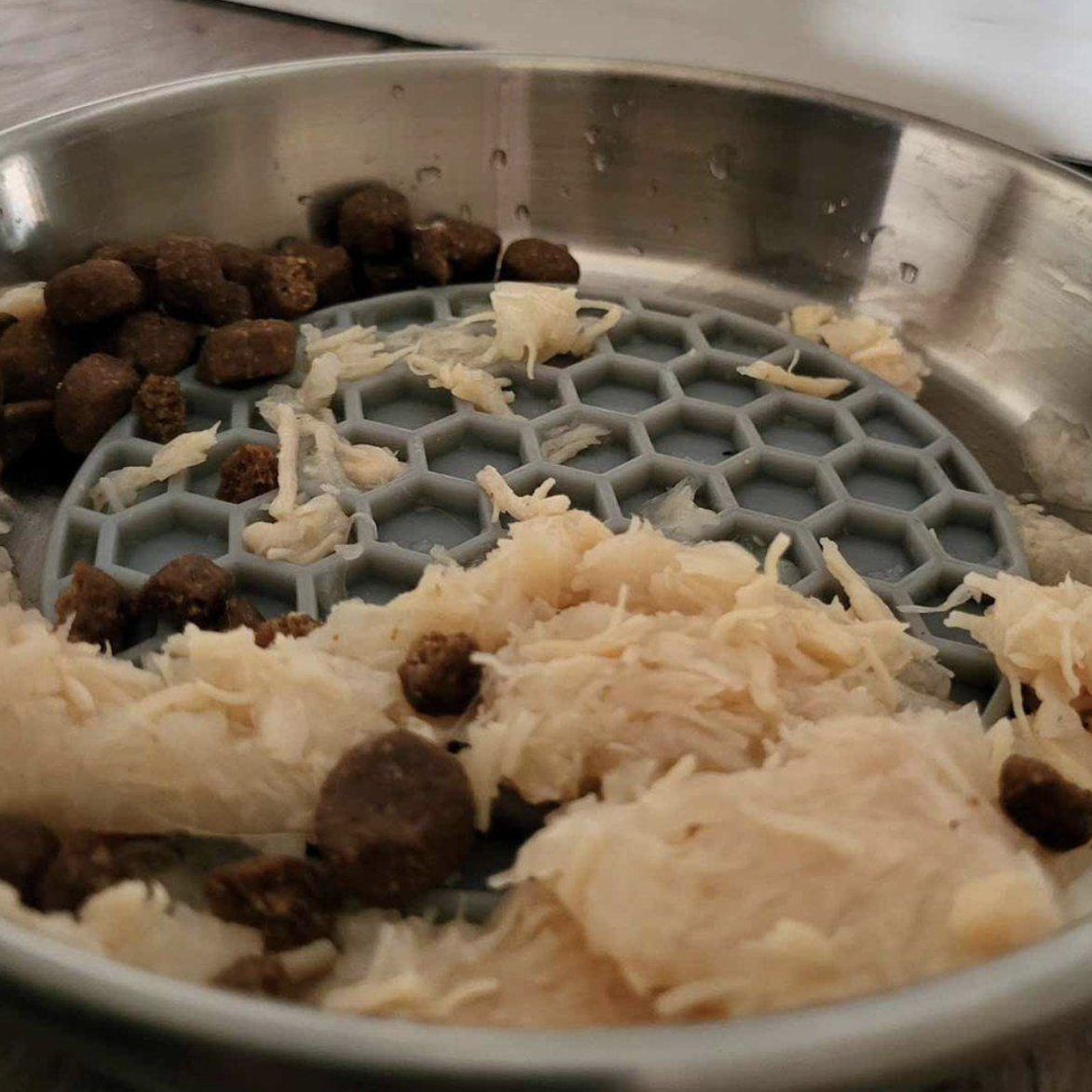 Rostfri Slowfeeder för katter och småhundar (två storlekar) - 5