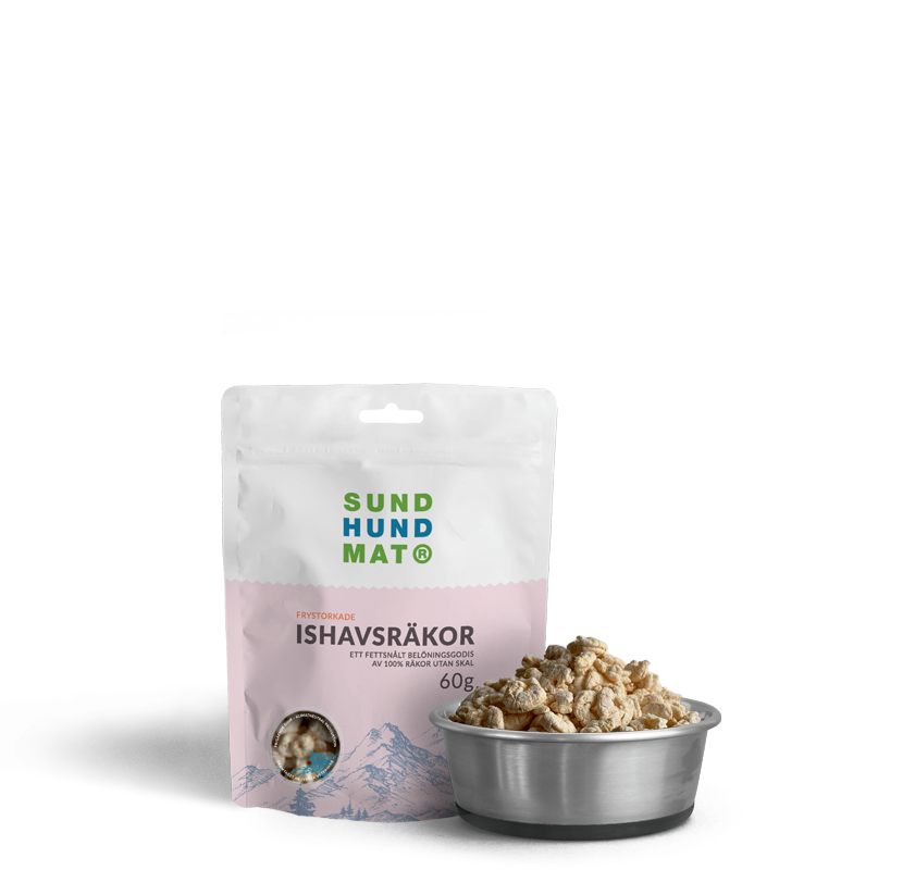Sund Hundmat hundgodis - frystorkade Ishavsräkor 60 gr