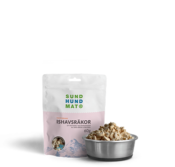Sund Hundmat hundgodis - frystorkade Ishavsräkor 60 gr