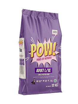 POW! Dog Adult L/XL Pork 12 kg