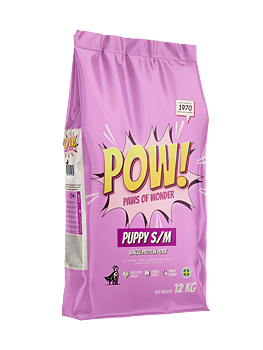 POW! Dog Puppy S/M Pork 12 kg