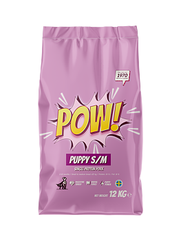 POW! Dog Puppy S/M Pork 12 kg