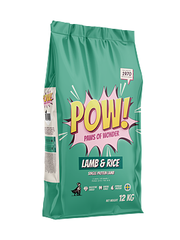 POW! Dog Adult Lamb & Rice 12 kg