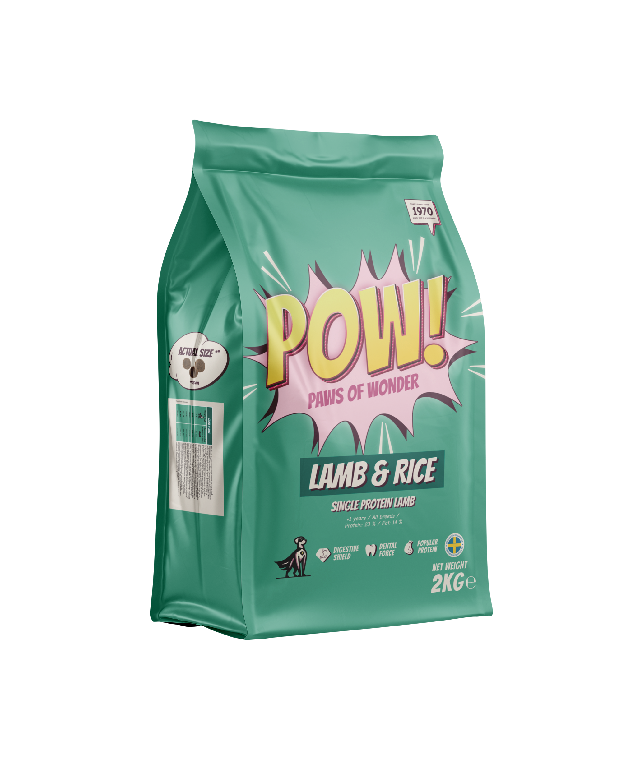 POW! Dog Adult Lamb & Rice 2 kg - 2