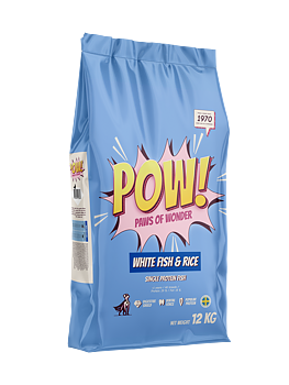 POW! Dog Adult White Fish 12 kg