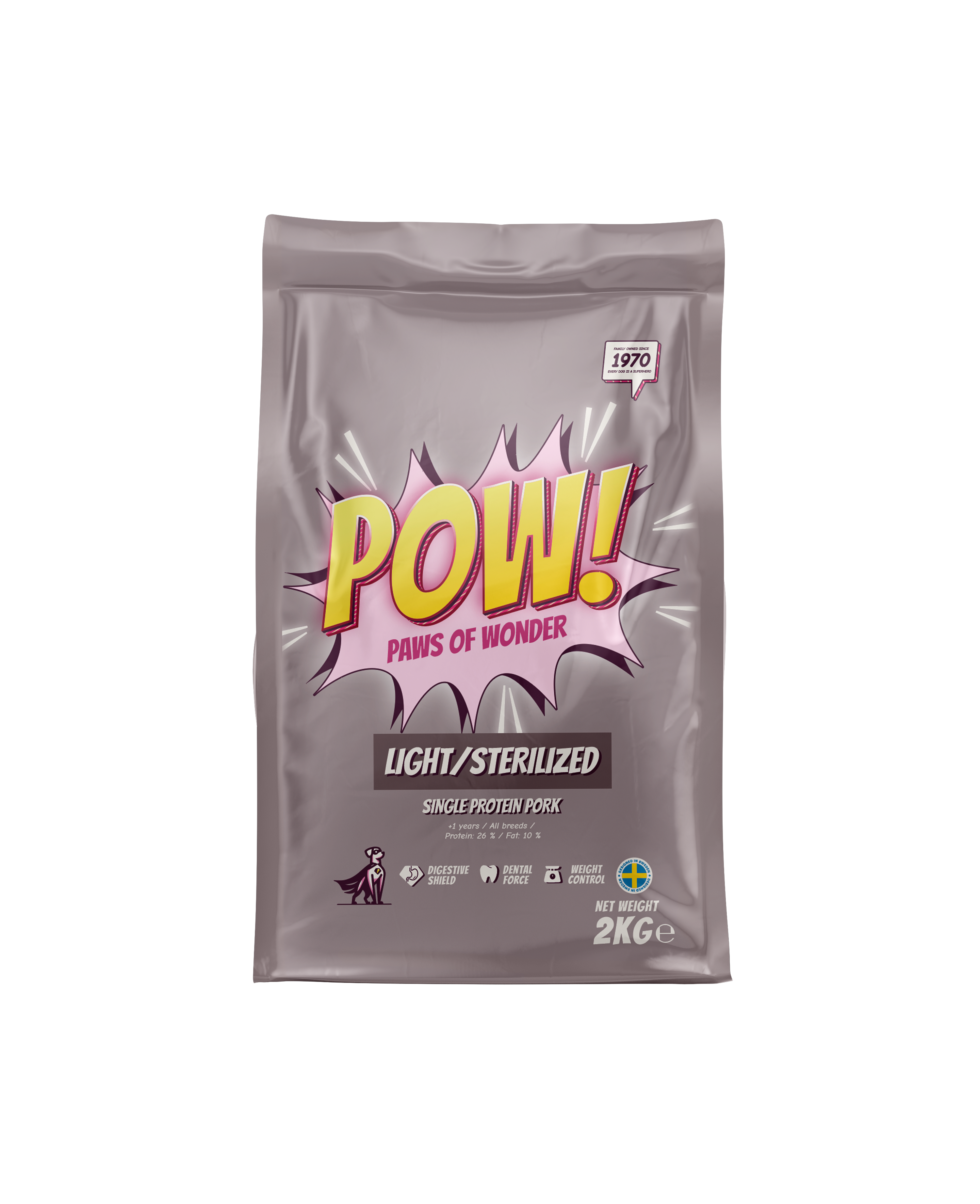 POW! Dog Light/Sterilized 2 kg