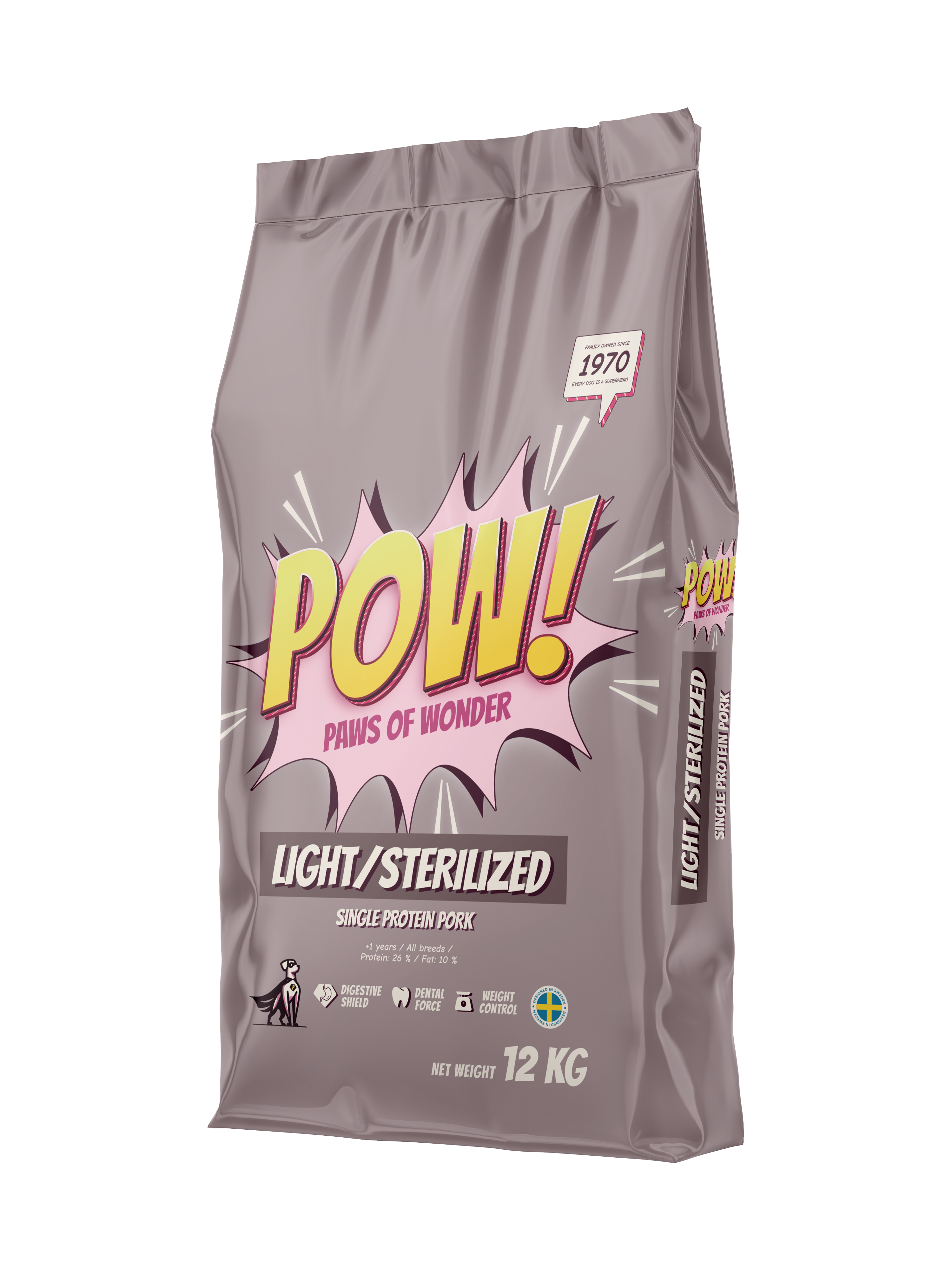 POW! Dog Light/Sterilized 12 kg - 3