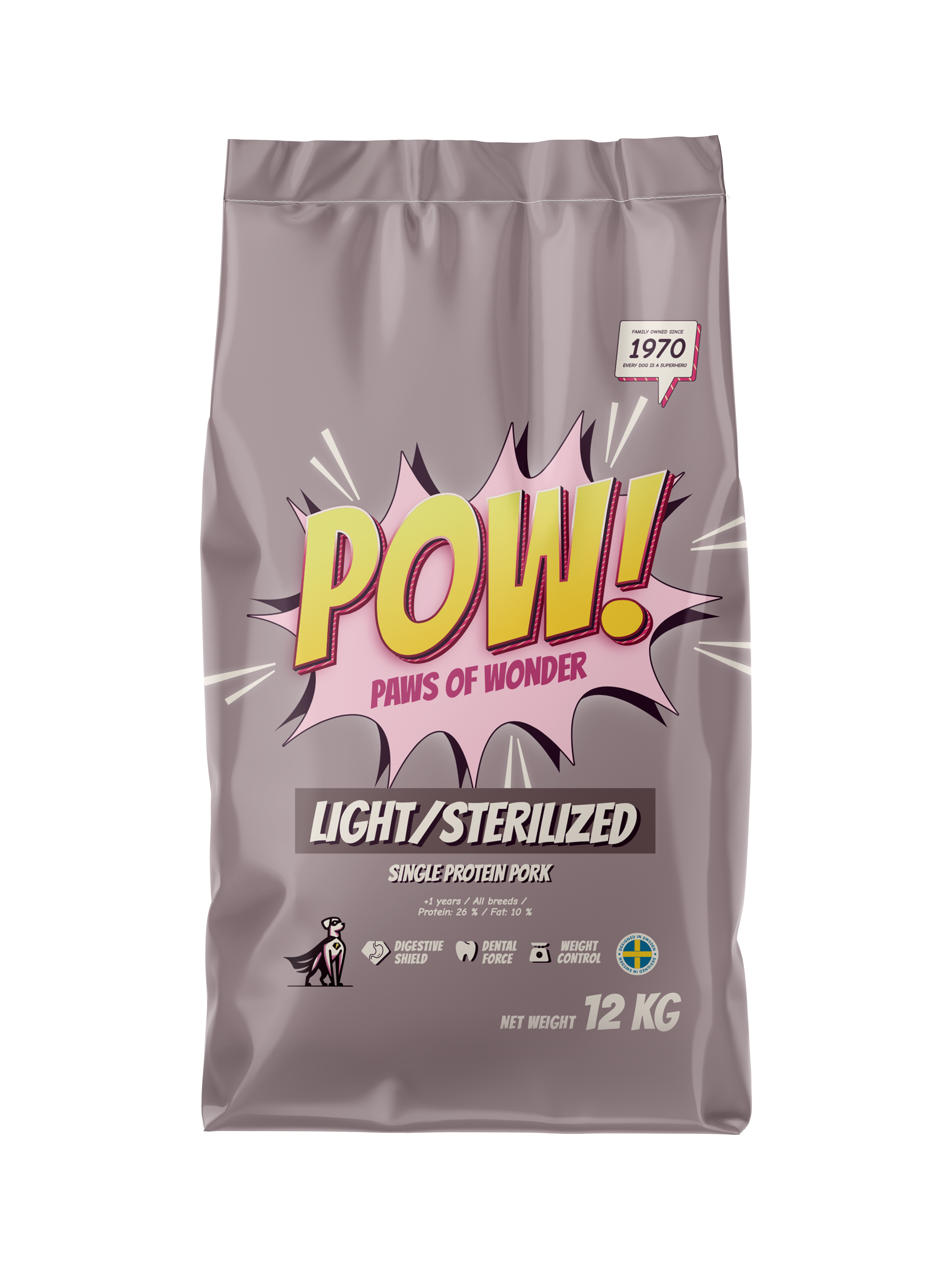 POW! Dog Light/Sterilized 12 kg