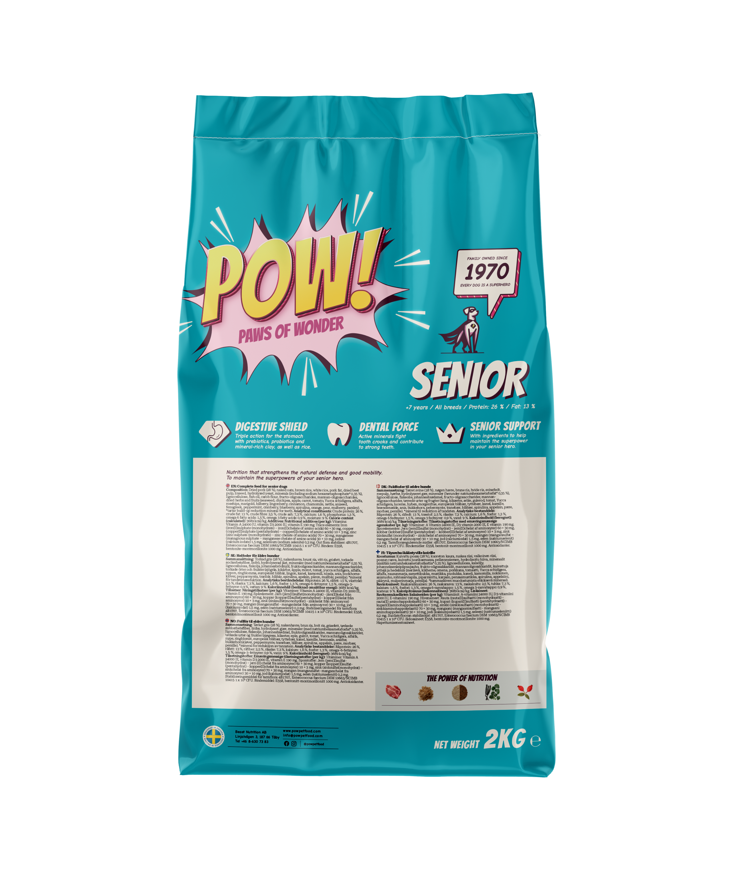 POW! Dog Senior 2 kg - 4