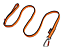 2 meter - Orange/Svart