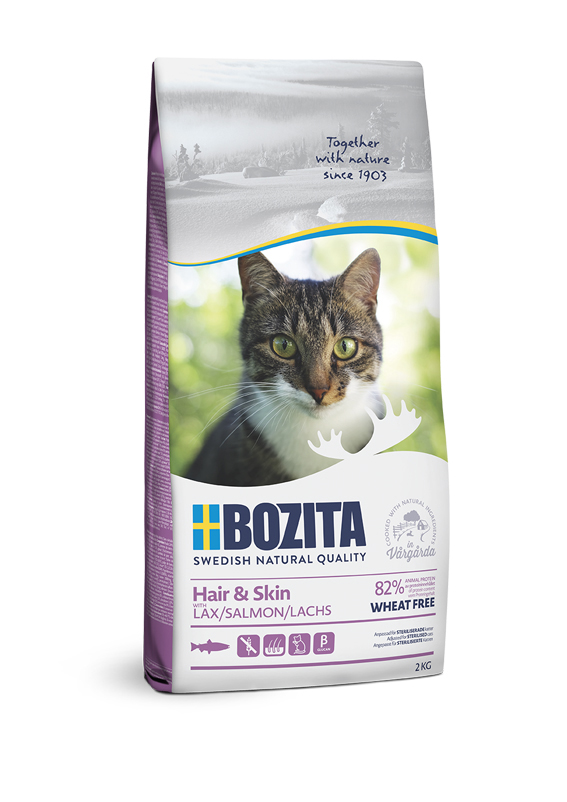 Bozita Hair & Skin Wheat Free Salmon kattmat 2 kg