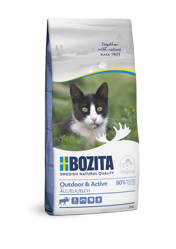 Bozita Outdoor & Active Elk kattmat 2 kg