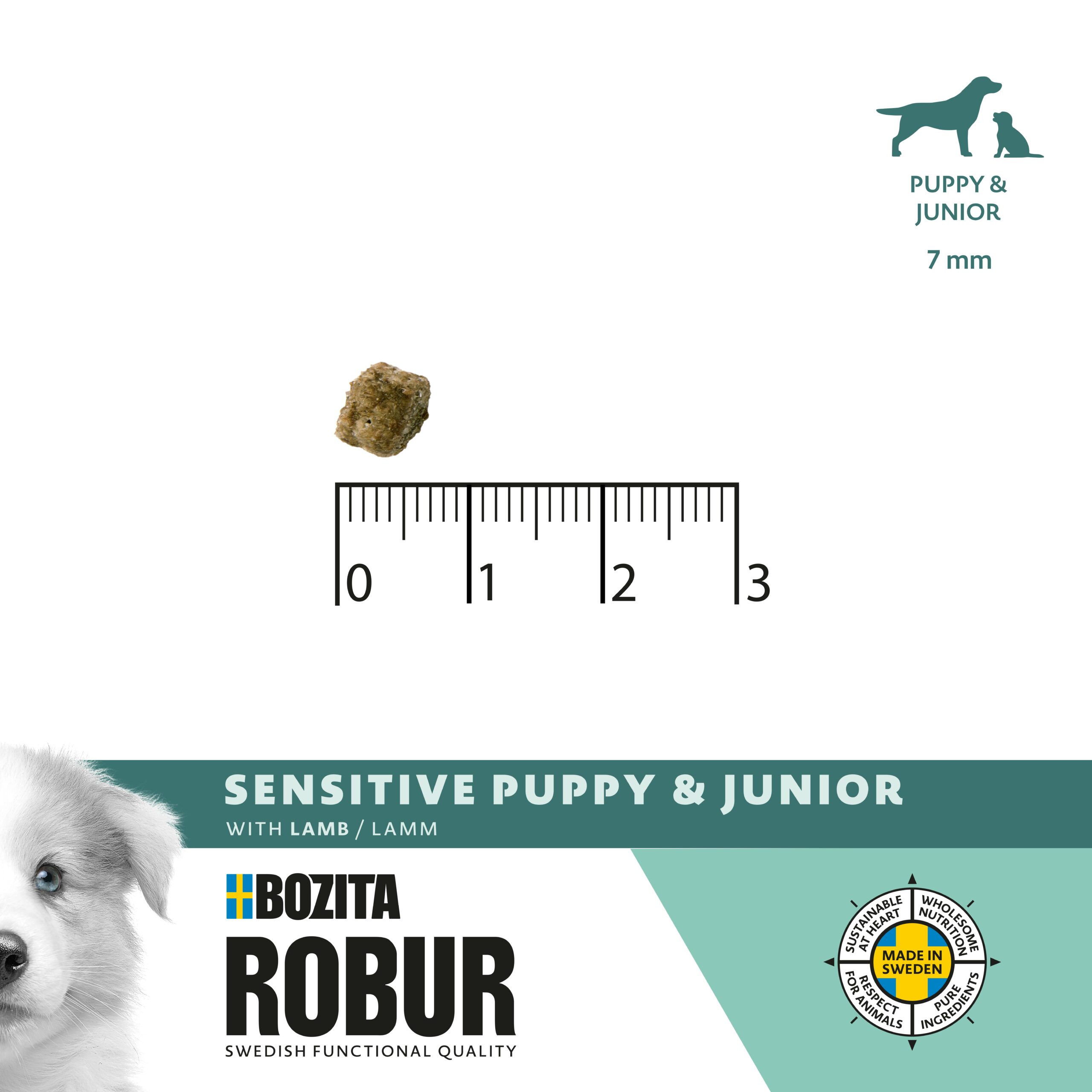 Bozita Robur Sensitive Grain Free Puppy Lamb 3 kg - 2