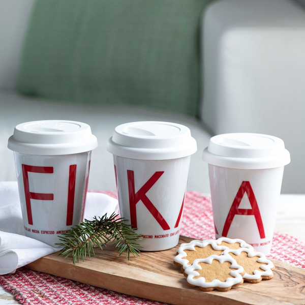 FIKA Mugg To-Go Röd - 4
