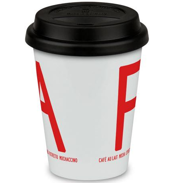 FIKA Mugg To-Go Röd