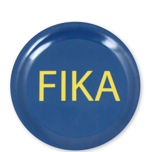 FIKA Glasunderlägg Gul/Blå
