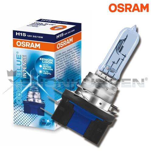 2 x OSRAM H15 Cool Blue Intense Next Gen 12V 55/15W Dipped Main Headli –  Autosave Components