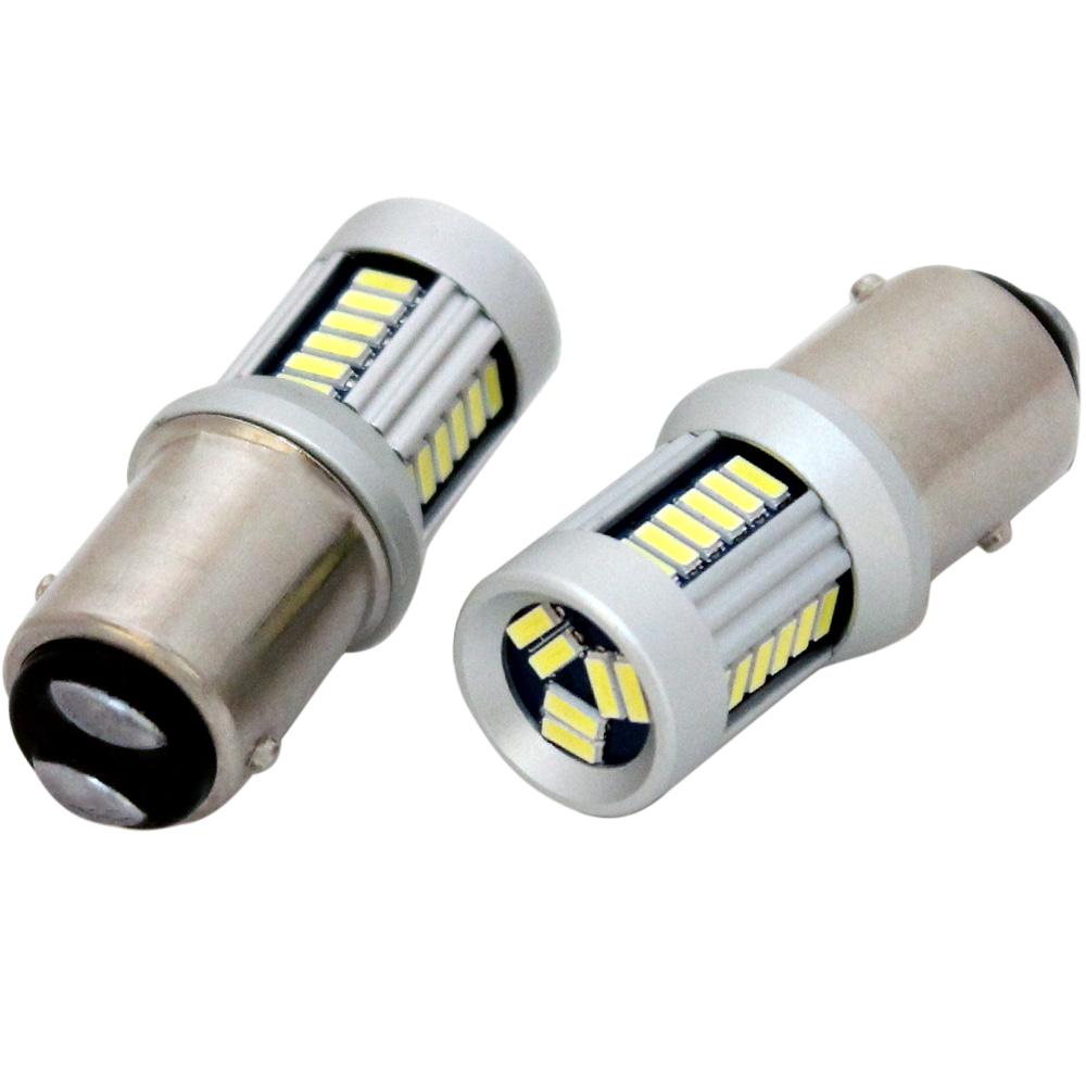 BAY15D|1157 30SMD 12-24V White/White
